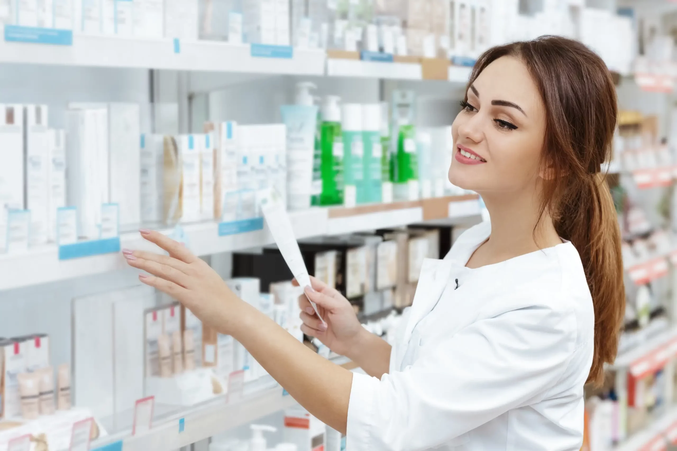 Woman and medicines